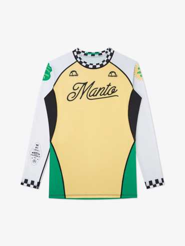 MANTO rashguard CROSS - yellow